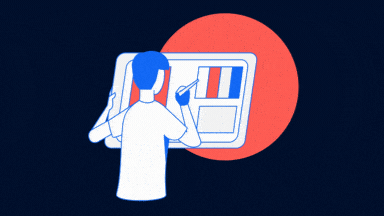 Designer working gif